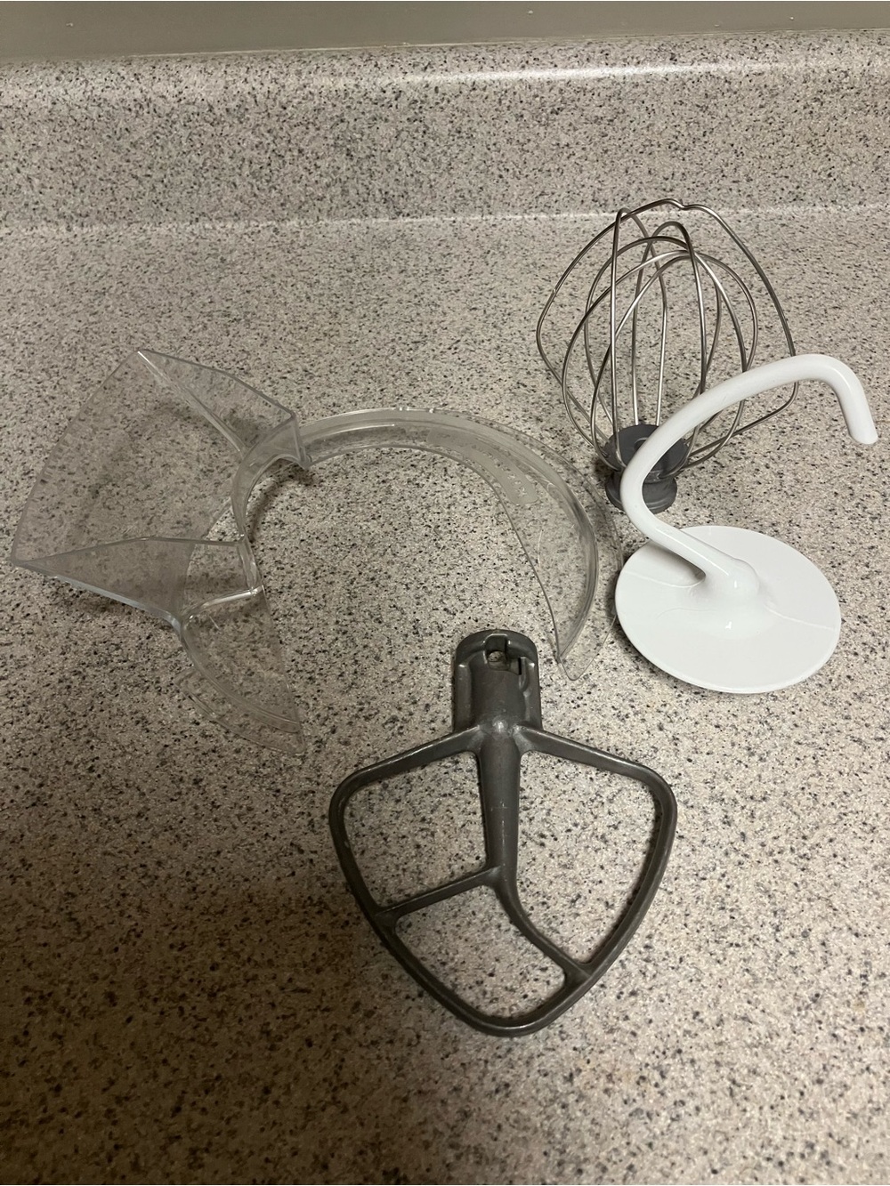 KitchenAid Mixer Attachments Set in White, Silver, Clear